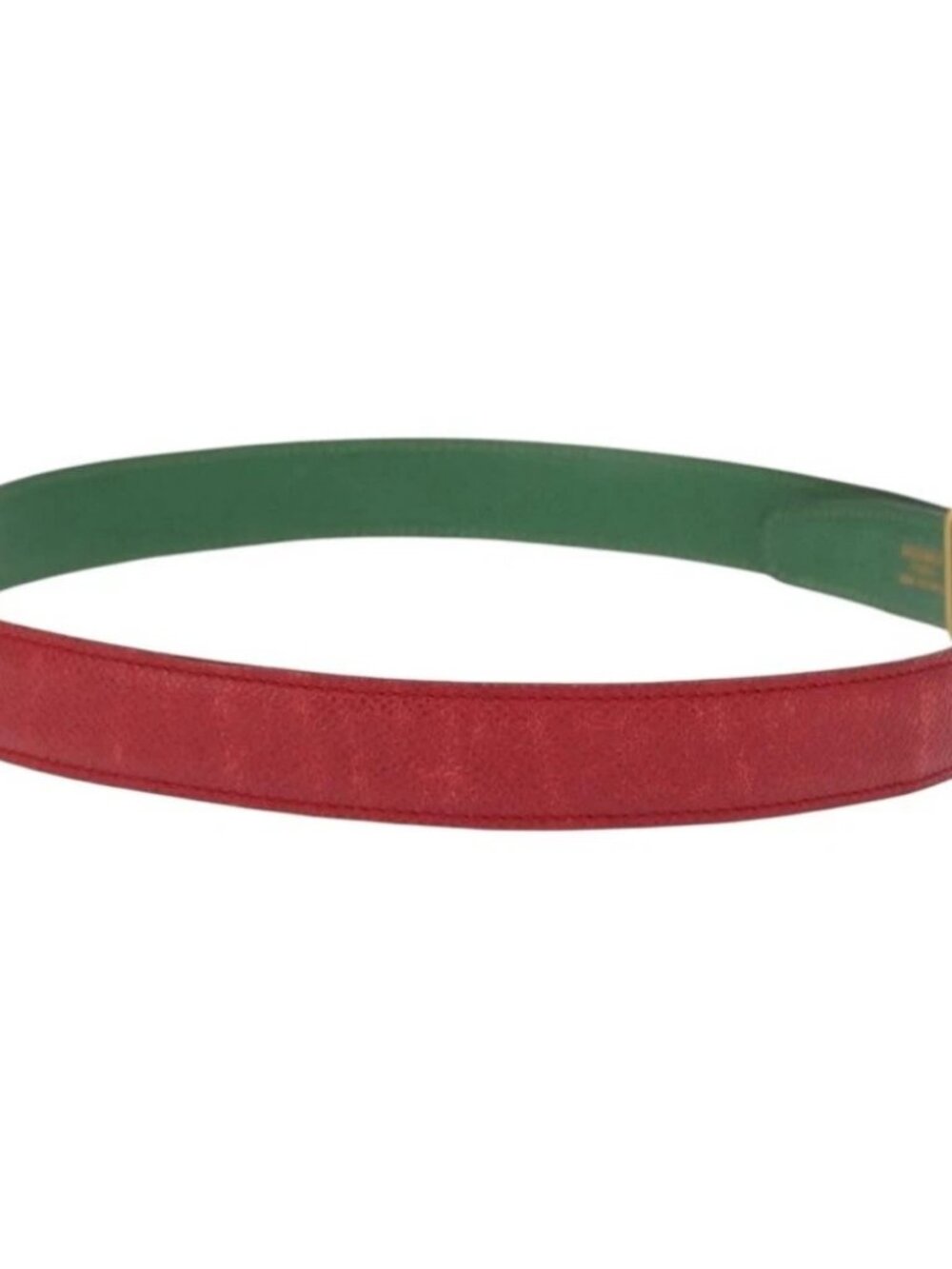 HERMES Constance Belt Leather 28.7" Red Auth - Picture 3 of 11